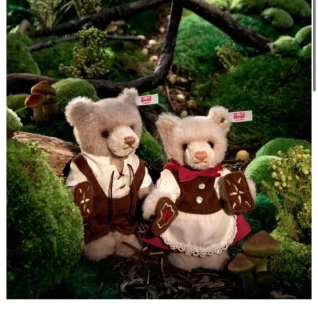 白タグシュタイフ ヘンゼルとグレーテル 2体セット