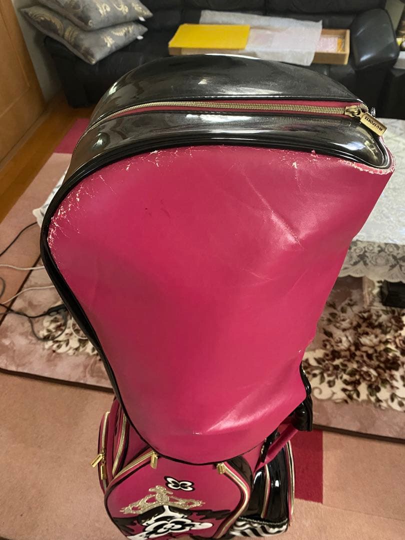 MUスポーツ　ゴルフバック　使用感あり