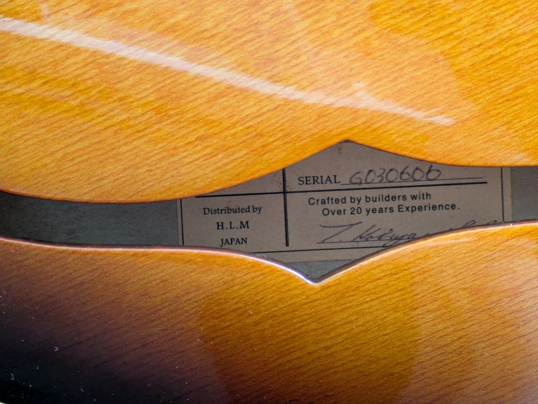 そ*く様 History GH-SA 335 セミアコ タイムレスティンバー フ