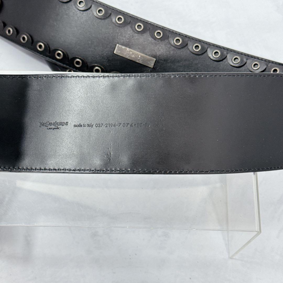 YVES SAINT LAURENT リヴゴーシュ ベルト　アイレット