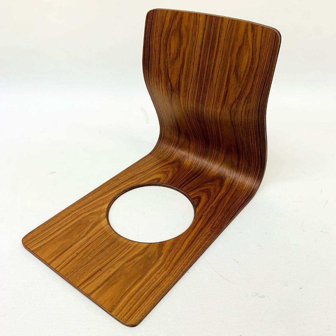 Tendo 天童木工 座椅子 2脚セット 藤森健次 曲木 ケヤキ ローズウッド②