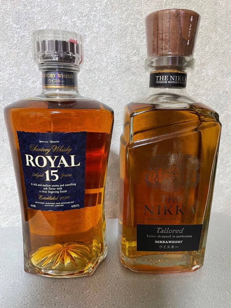 サントリー  15年 & THE NIKKA テーラード 700ml