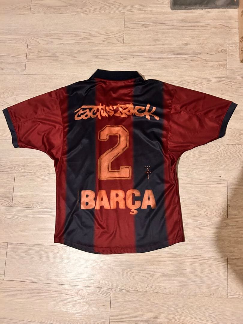 BARCERONA X travis scott ゲームシャツ
