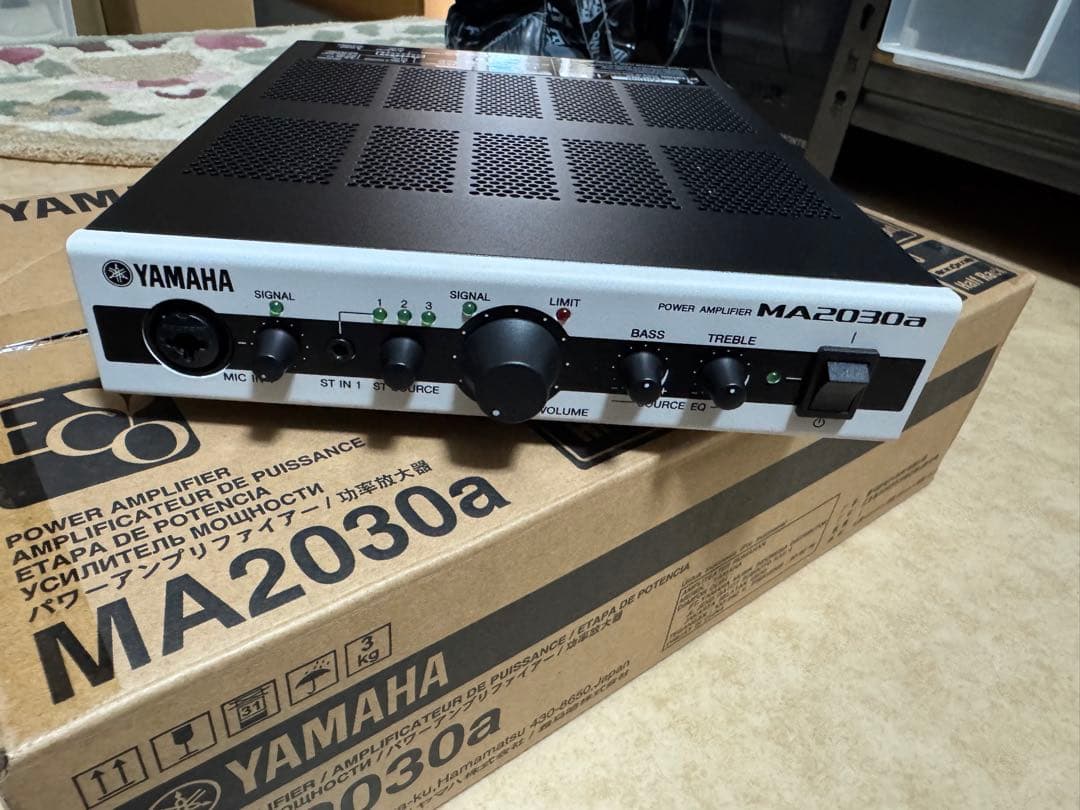 YAMAHA パワーアンプ　MA2030a 元箱　取説有　美品