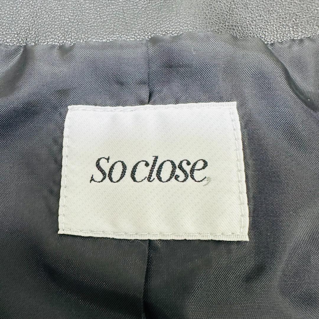 【極美品】ソークロース レザージャケット ファー付ダウンベストセット S 黒