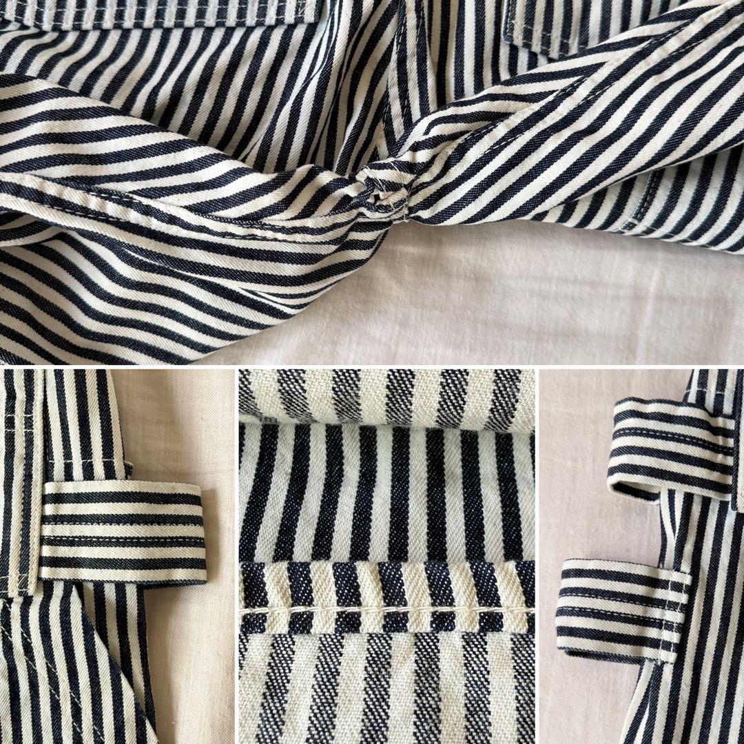 TCB jeans HANDYMANオーバーオール ヒッコリー 34 美品