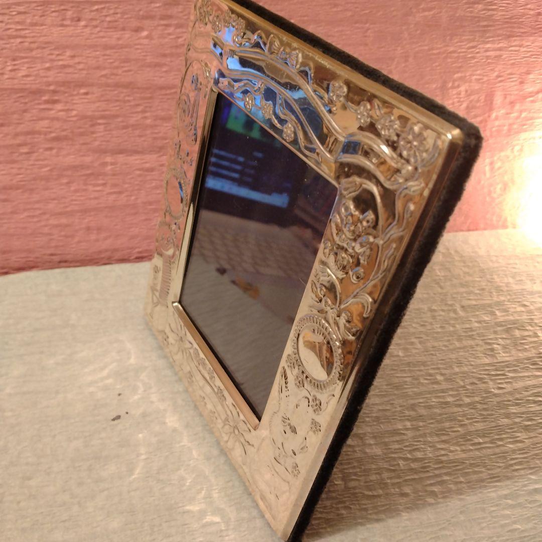 めめ　イギリス製　純銀　ベビーフォトフレーム