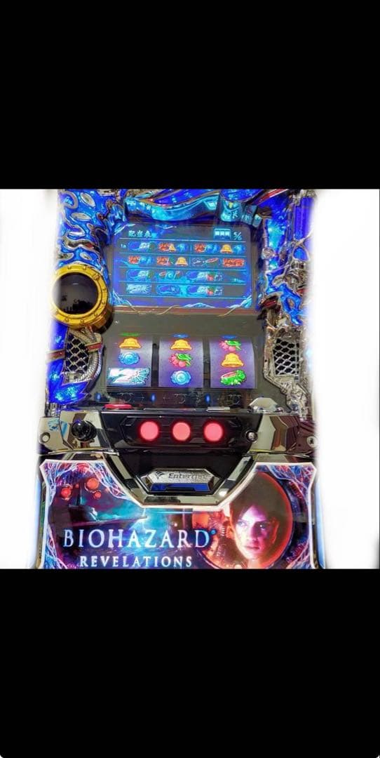 美品！ パチスロ実機 バイオハザード リベレーションズ 不要機付