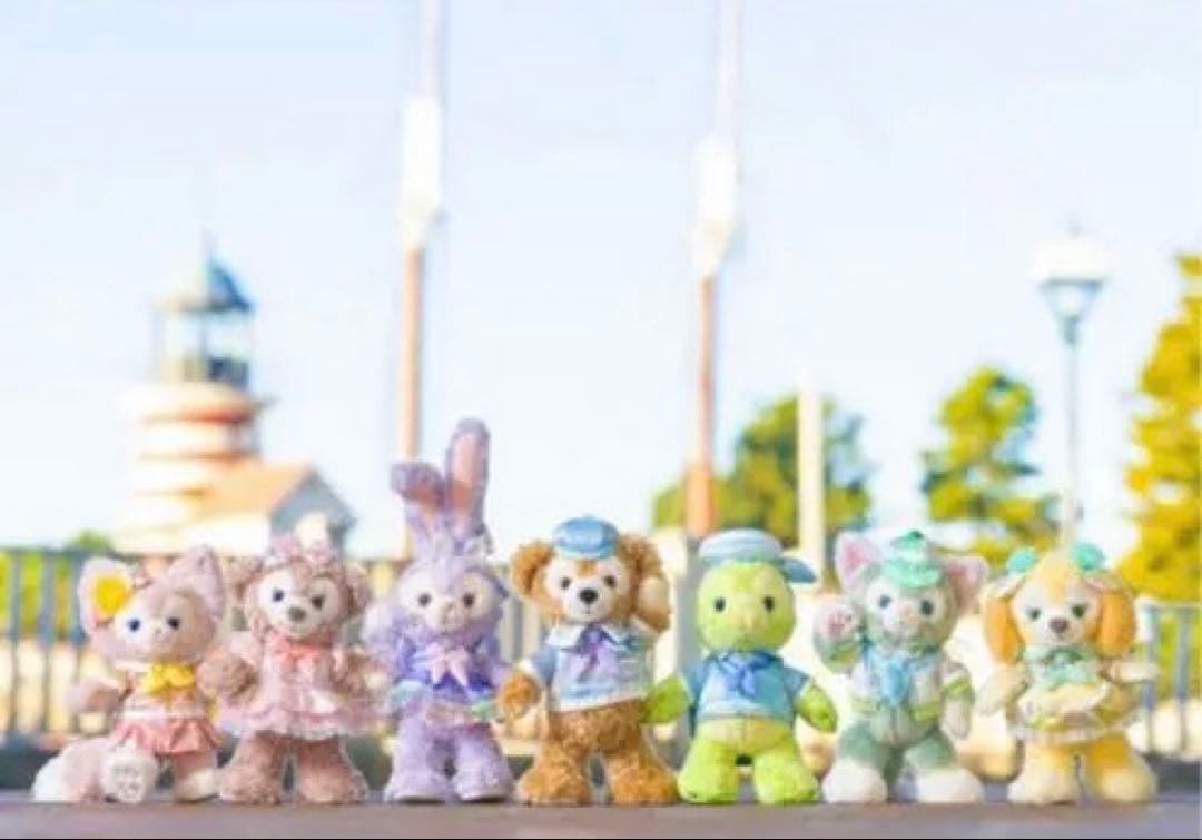 カラフルハピネス　ポージープラッシー　バケパ　 ダッフィーフレンズ