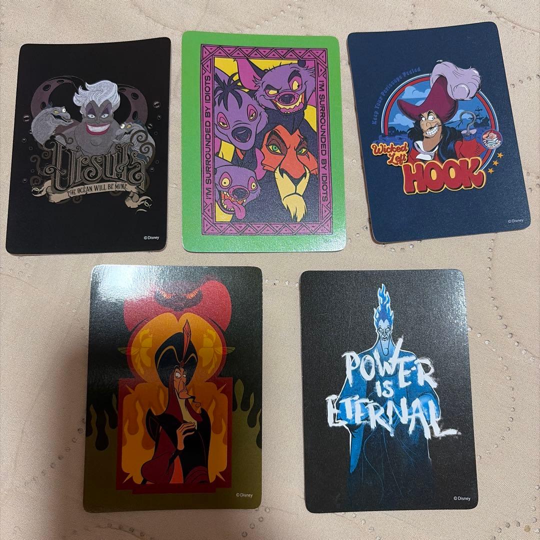 ディズニーストア じゃんけんカード ヴィランズ ハロウィン