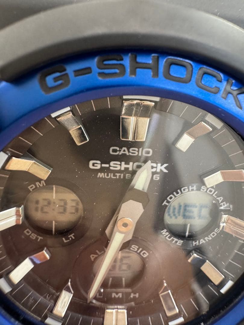 動作品 カシオ Gショック GAW-100B-1A2JF 電波ソーラー腕時計