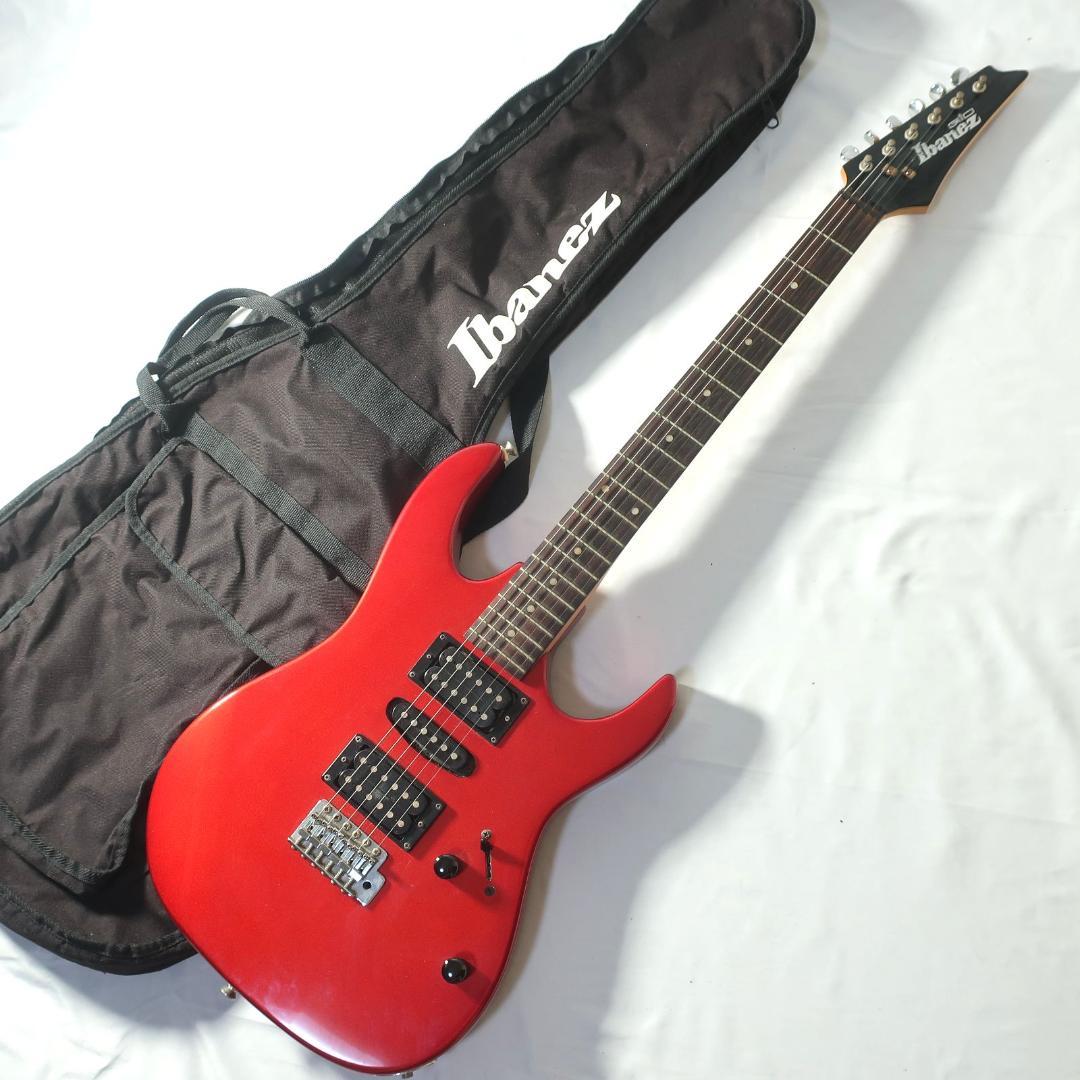 Ibanez Gio GRX70 エレキギター 純正ケース付 メタリックレッド