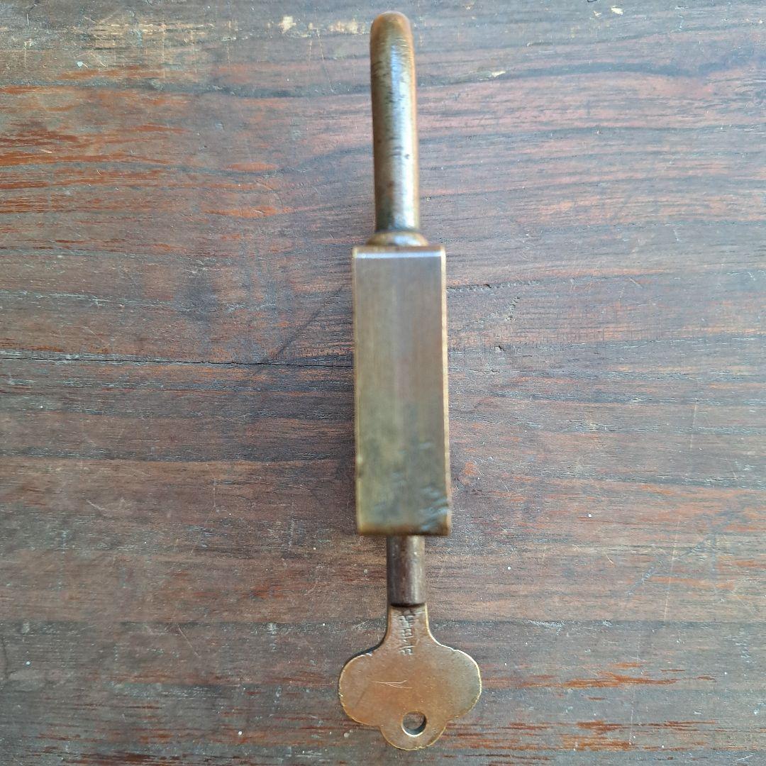 アンティーク　南京錠　国鉄　鉄道　　錠前　岩田製　IWATA