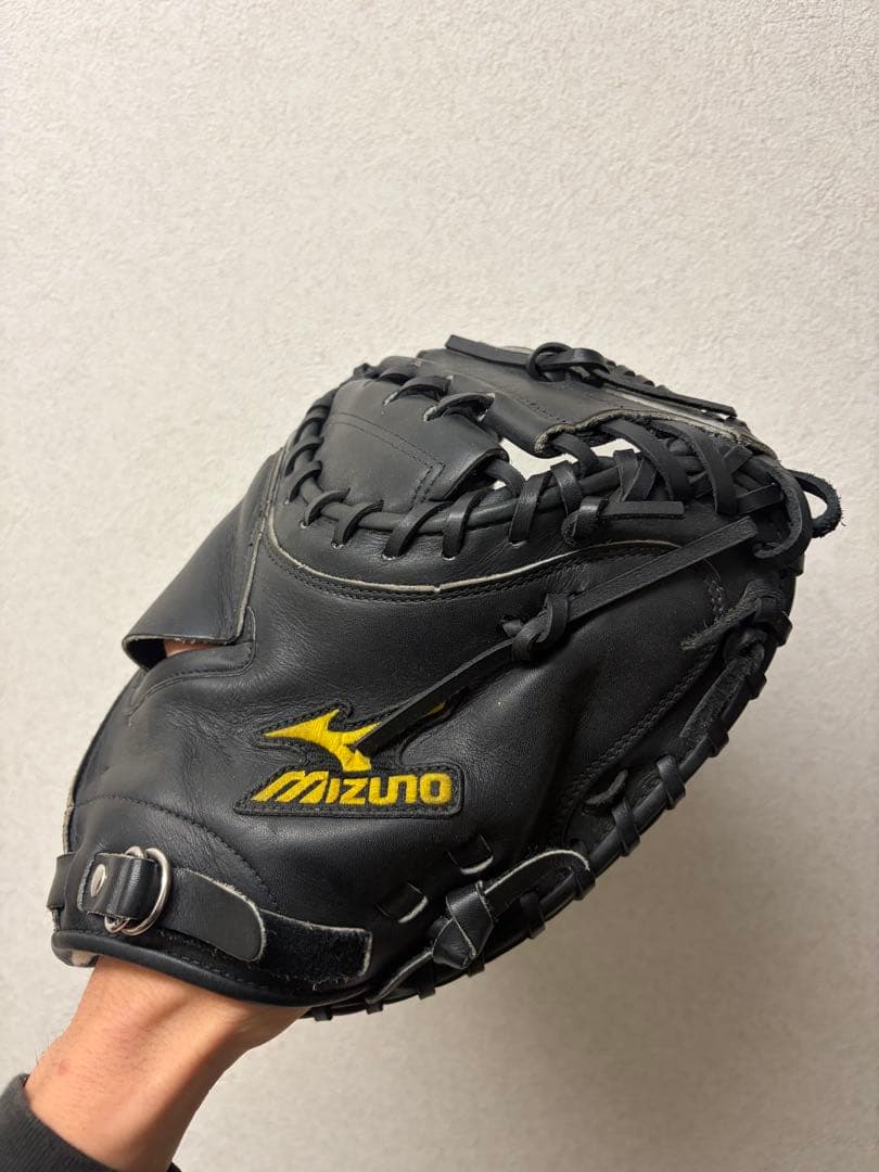美品！！ 軟式 キャッチャーミット ブラック