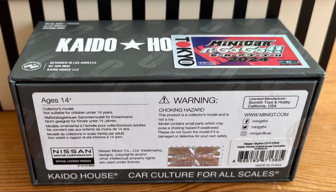 ミニカーアゴーゴー 2024 KAIDO HOUSE LTD R33 未開封
