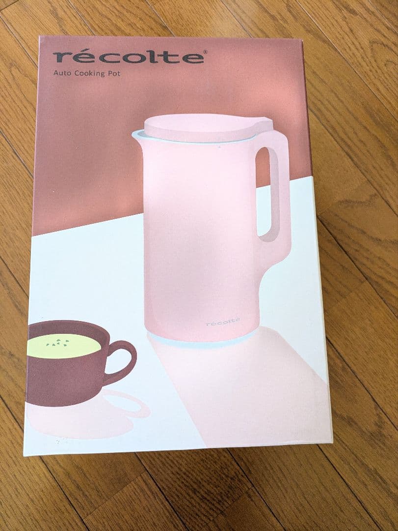 新品未使用レコルト 自動調理ポット マカロンピンク