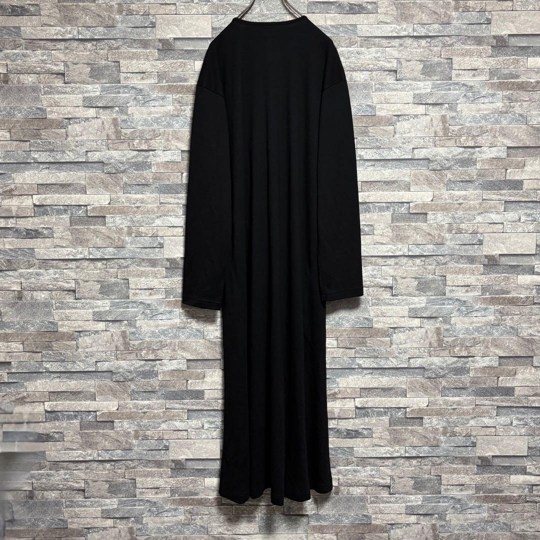 ヨウジヤマモトプールオム 22SS ヘンリーネックロングカットソー BLK/M