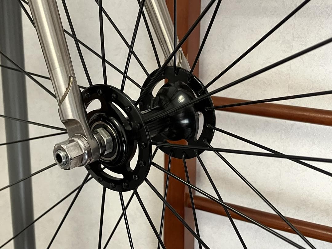 レイノルズ921ステンレスピストバイク EmmeAkka新品パーツ多数同梱