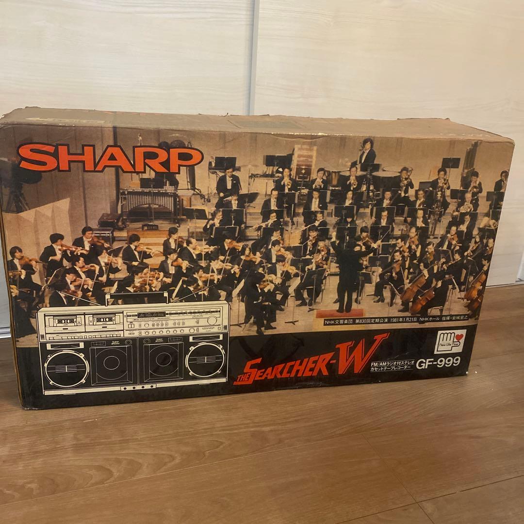 バ*ン様 【※空箱】SHARP THE SEARCHER-W GF-999 ラジ