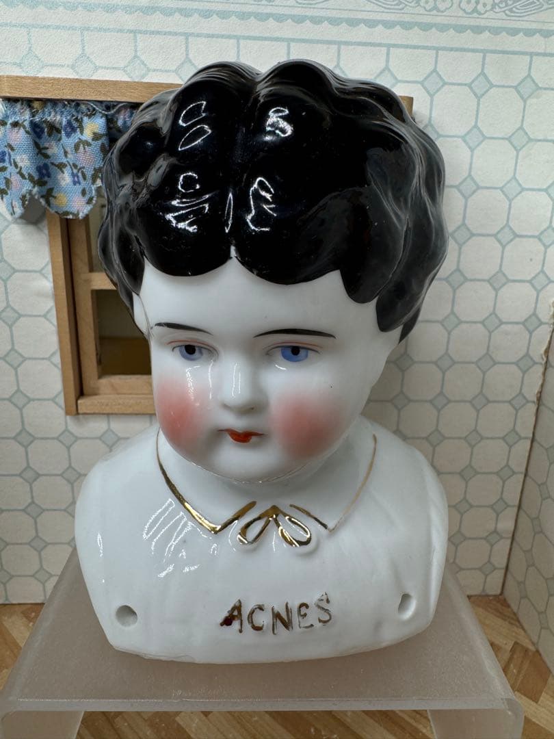 n*o様 ドイツ　アンティーク　チャイナドール　ヘッド　アグネス