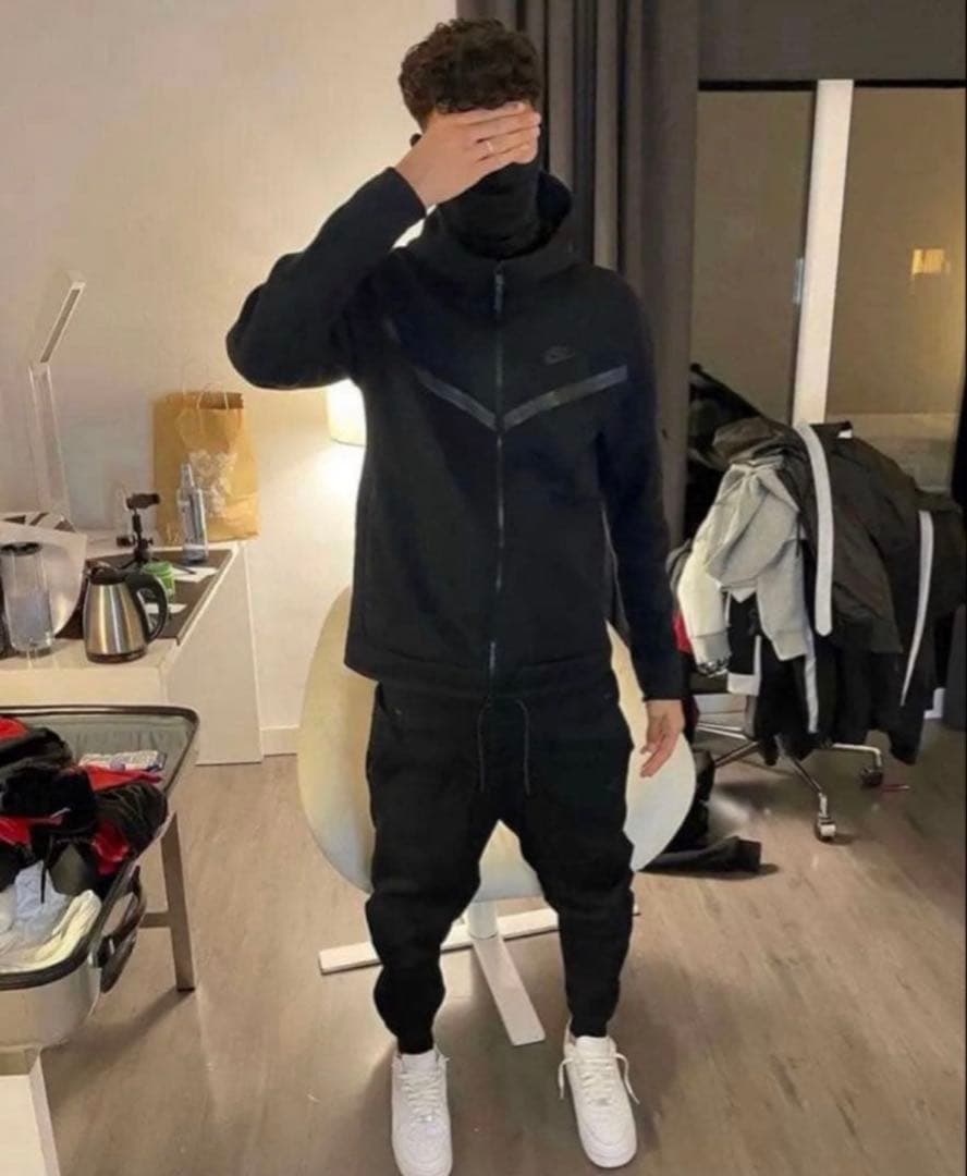 Nike ナイキ テックフリース セットアップ ブラック M 人気モデル