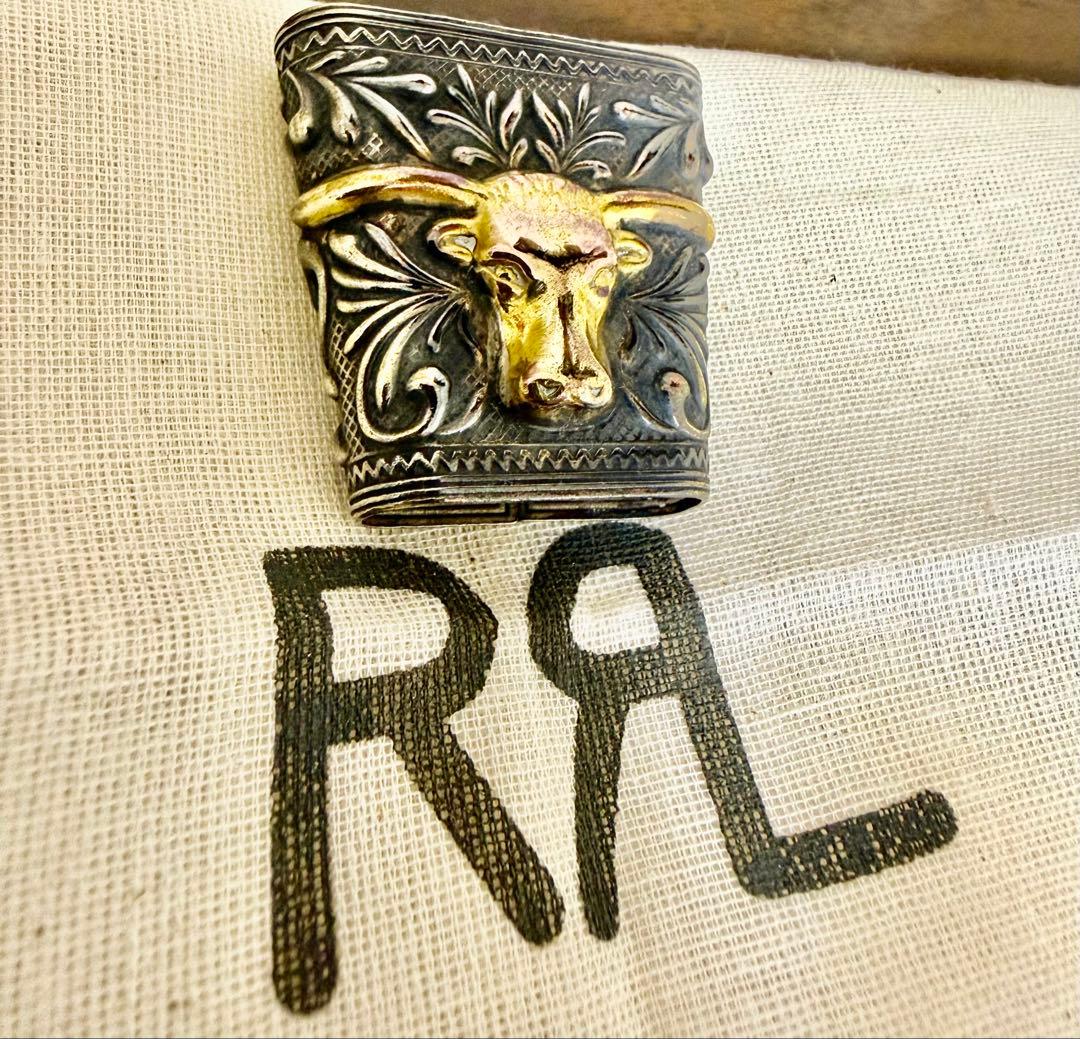 い*ー様 絶版品 RRL ブラス バンダナスライダー　 ☆ ロングホーン➕RRL