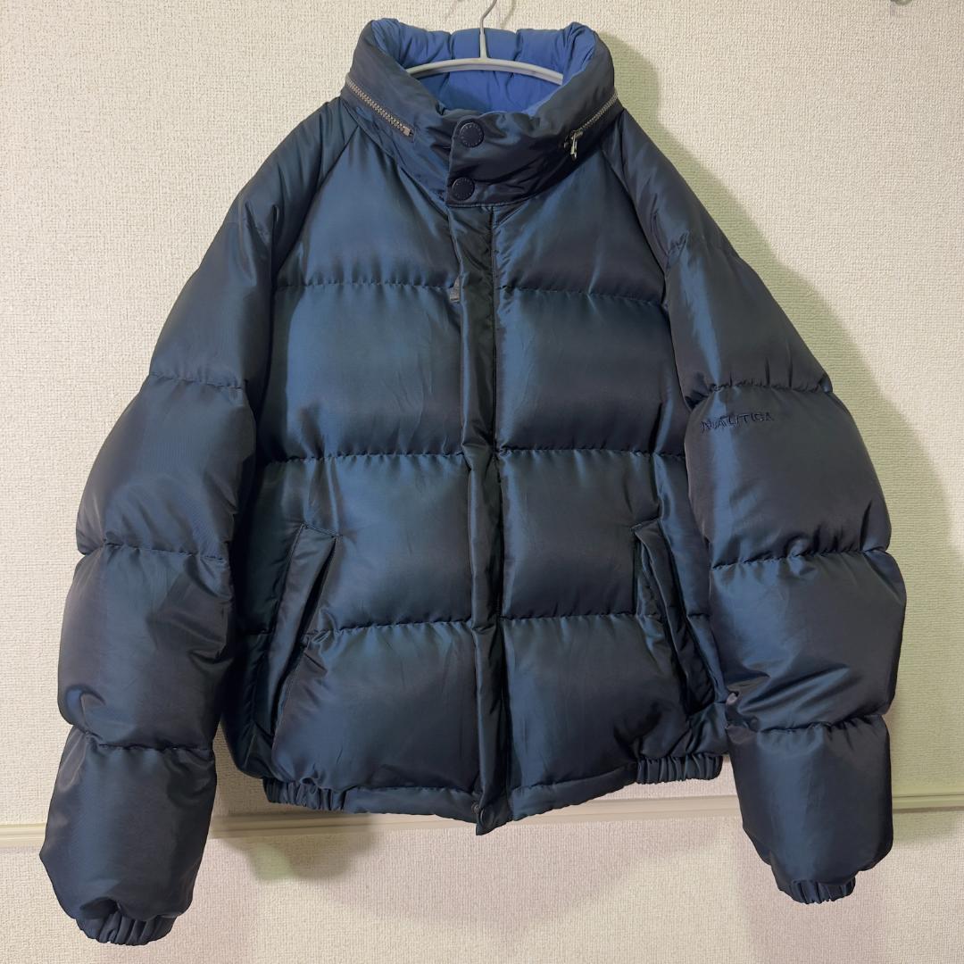 NAUTICA 90s 超肉厚 リバーシブル ダウンジャケット