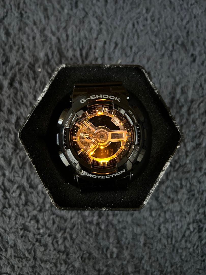 G-SHOCK GA-110 ブラック/ローズゴールド
