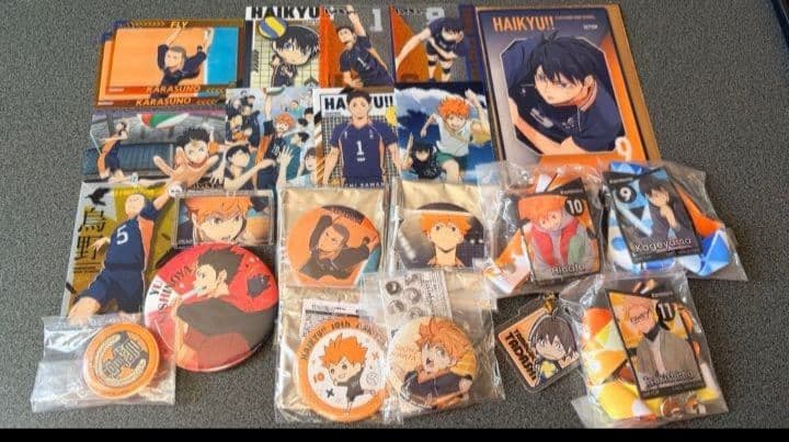 ハイキュー 烏野 影山 日向 月島 西谷 菅原 ステッカー ファイル 缶バ 特典