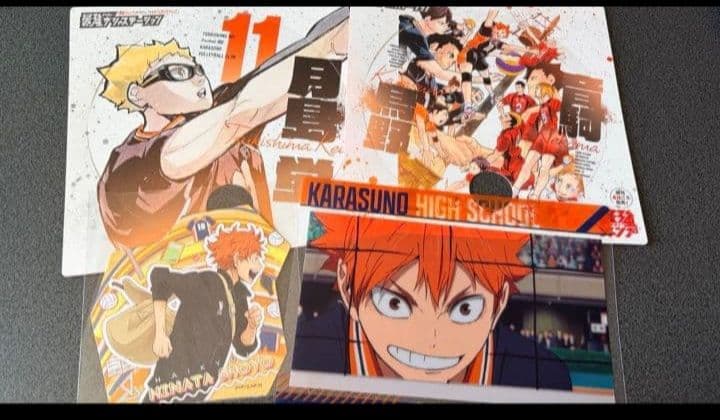 ハイキュー 烏野 影山 日向 月島 西谷 菅原 ステッカー ファイル 缶バ 特典