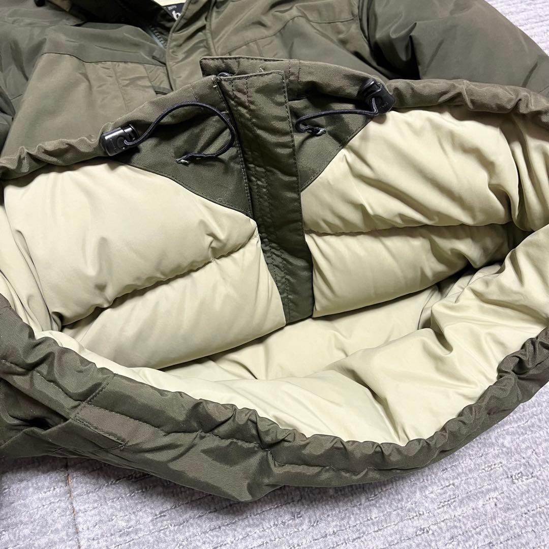 美品 希少レア モンベル ローガンダウンパーカ カーキ XSサイズ 旧モデル