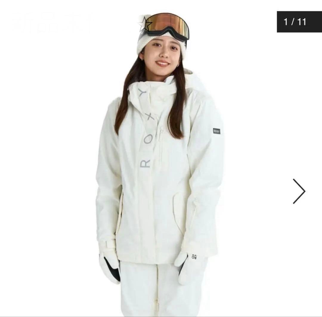 ❤️とみー❤️ROXY JETTY ロキシー　上下セット　ホワイト　L