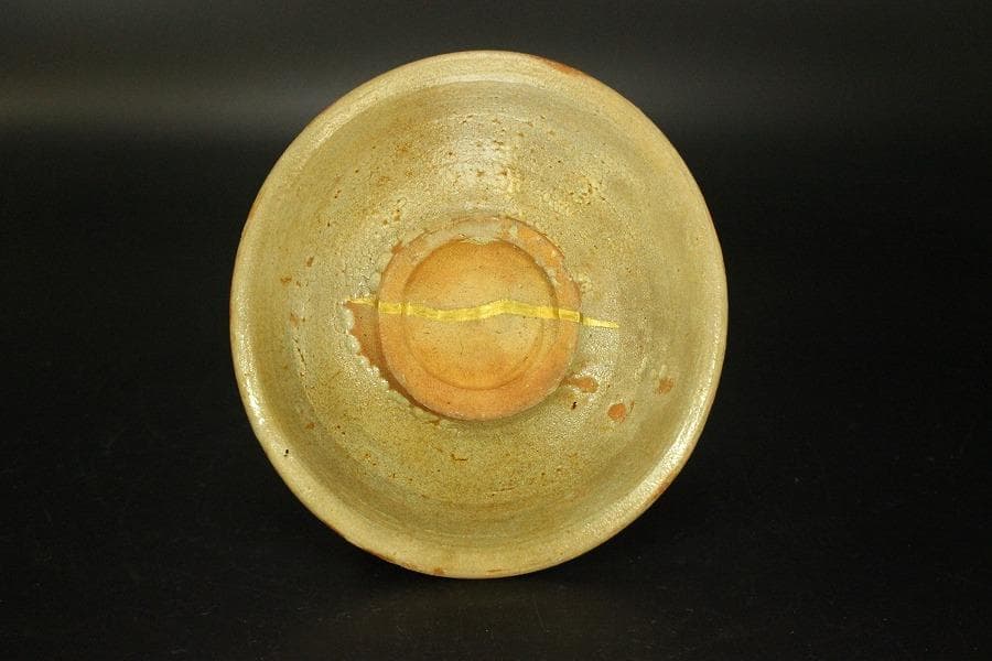 唐津 平 皿 φ13.5cm 骨董品(A422)