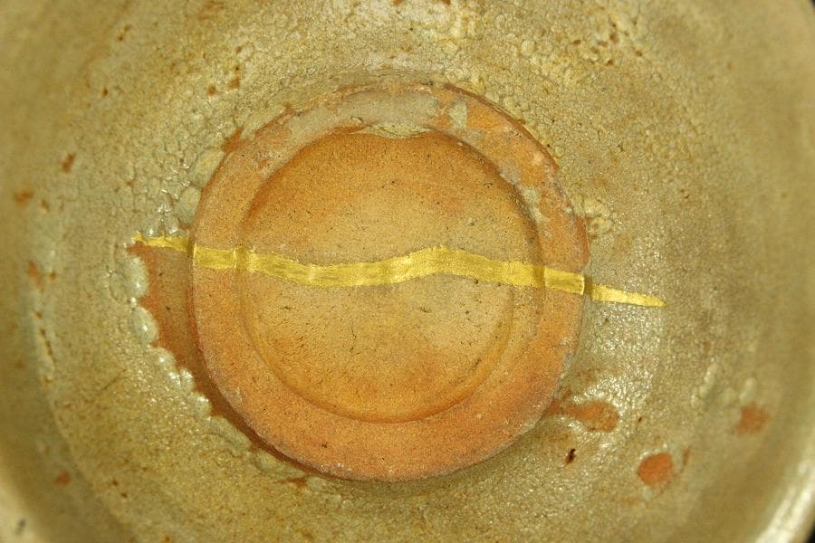 唐津 平 皿 φ13.5cm 骨董品(A422)