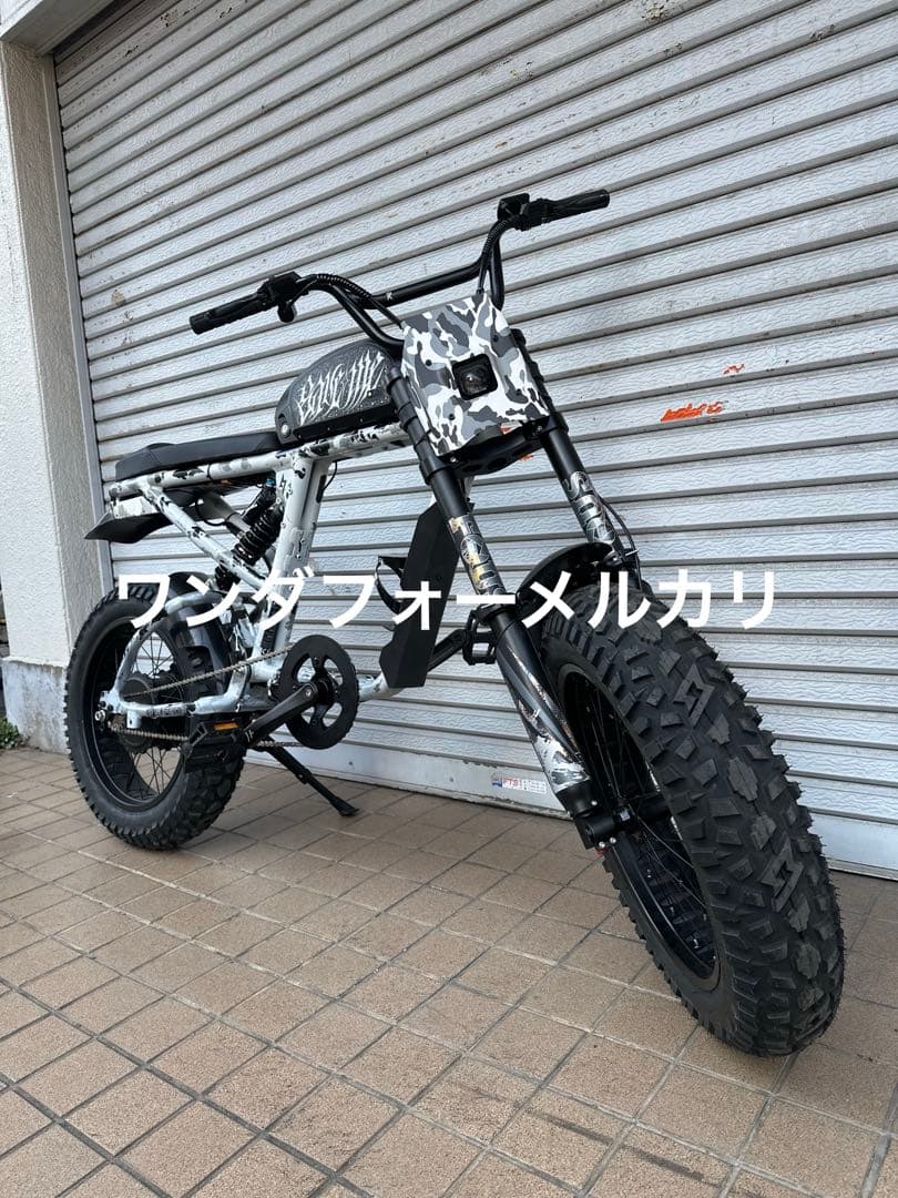 Super73-RX迷彩台湾モデル車番ありトルクセンサー合法仕様、ウォーキングX