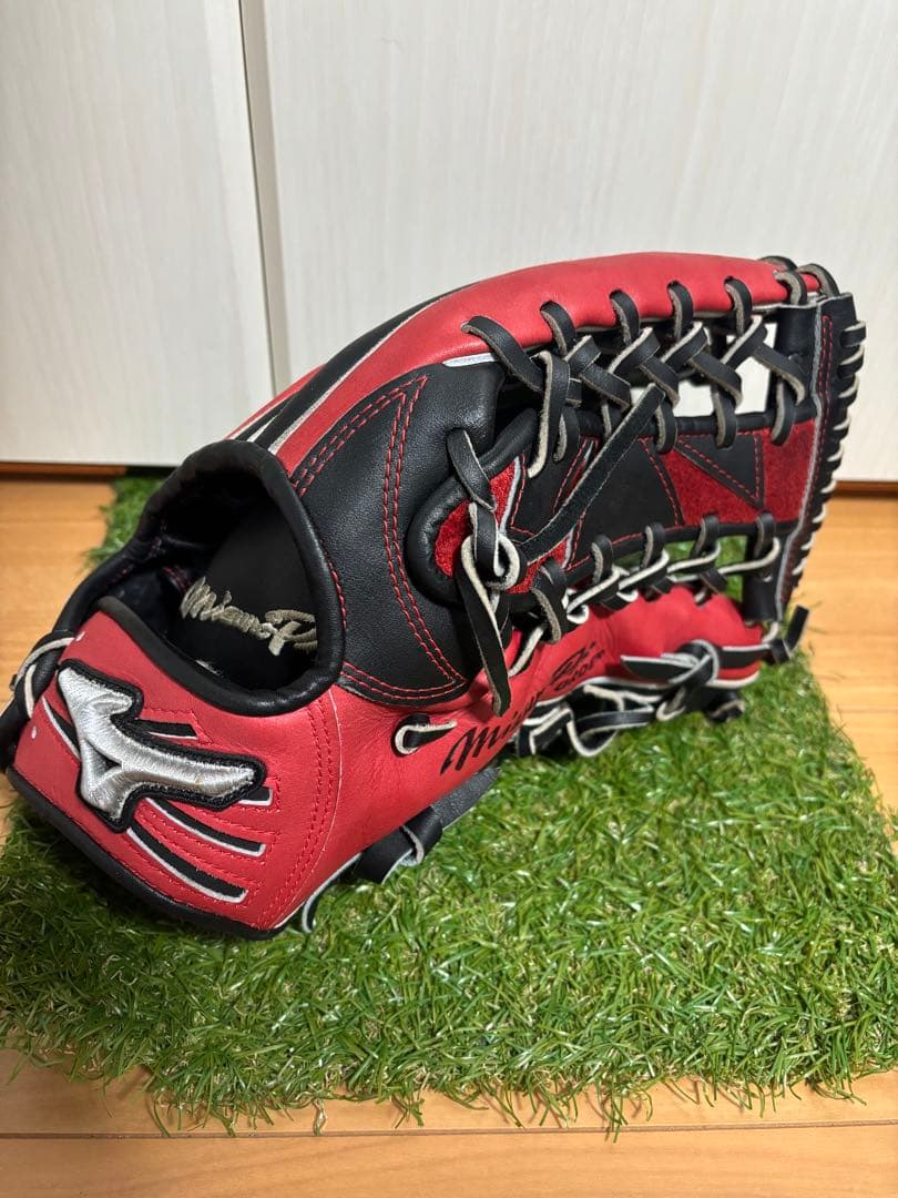 日本製　波賀ジャパン　イチローモデル　プラチナロゴ　ミズノプロ 外野手