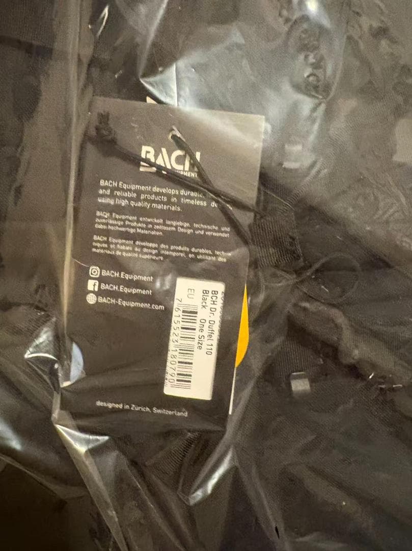 新品未使用 バッハ ボストンバッグ ドクターダッフル110