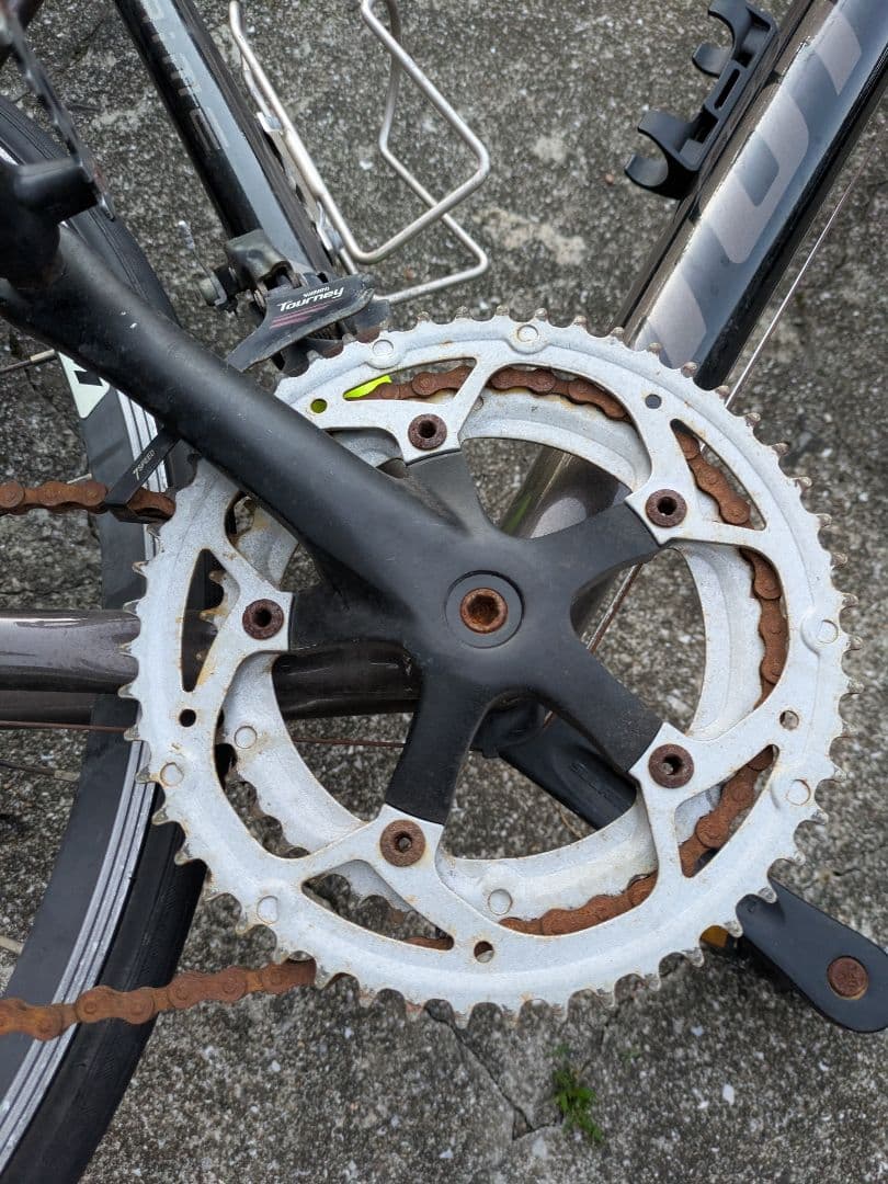 TOTEM ロードバイク グレー/イエロー アルミ製