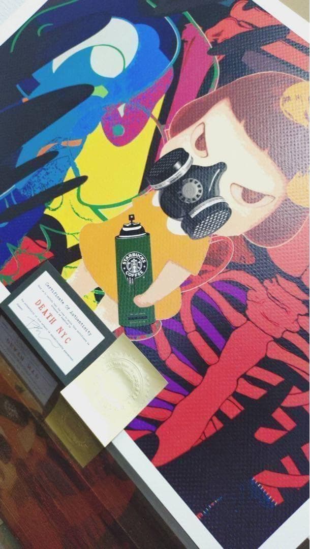 奈良美智 カウズ 現代アート ポスター