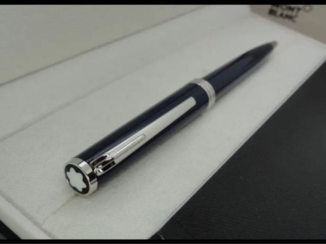 モンブラン　未使用に近い美逸品！PIX★No114809★ダークブルー＆プラチナ