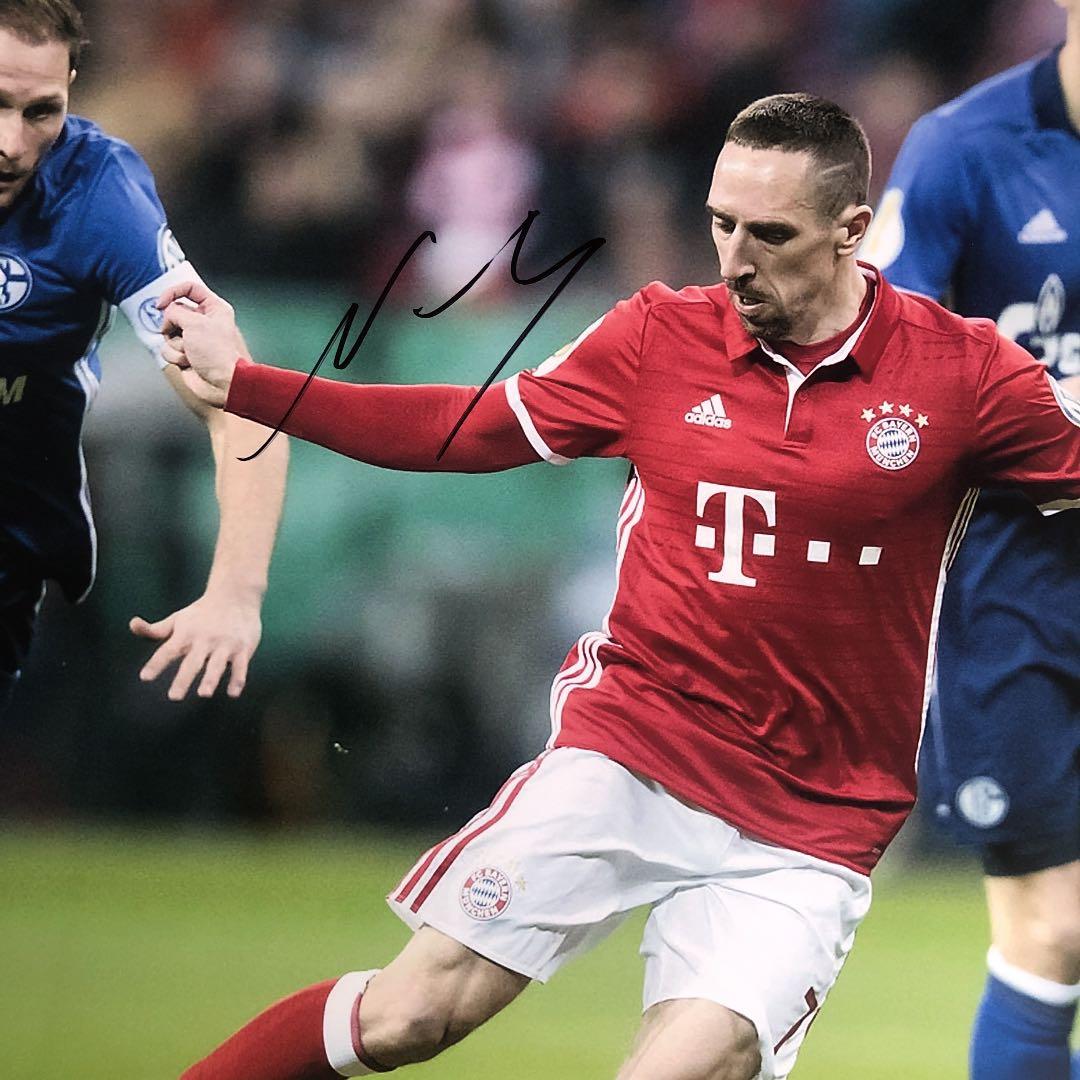 フランク・リベリー　直筆サイン