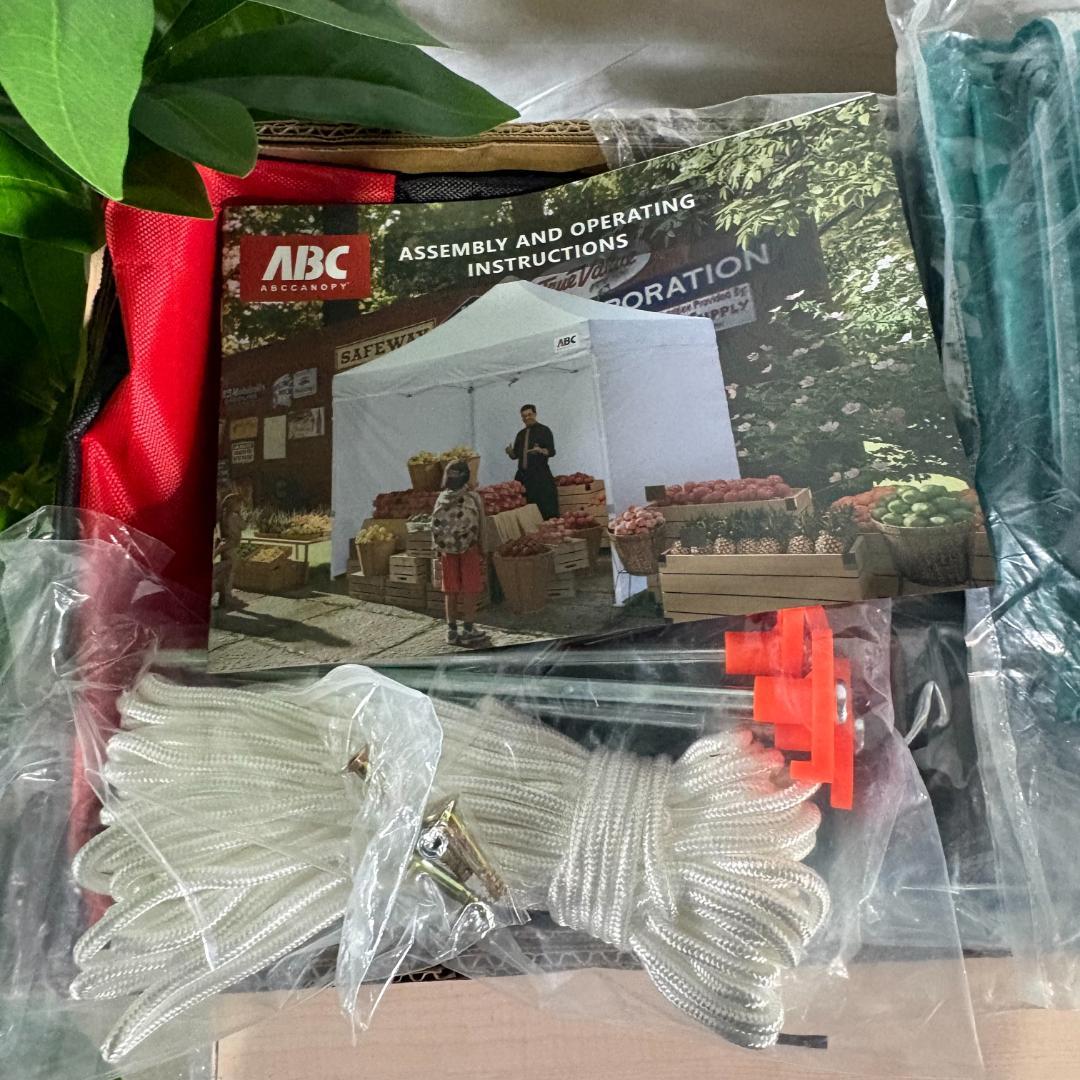 ABCCANOPY タープテント 3mx3m 2.5mx2.5m 横幕4枚 大型