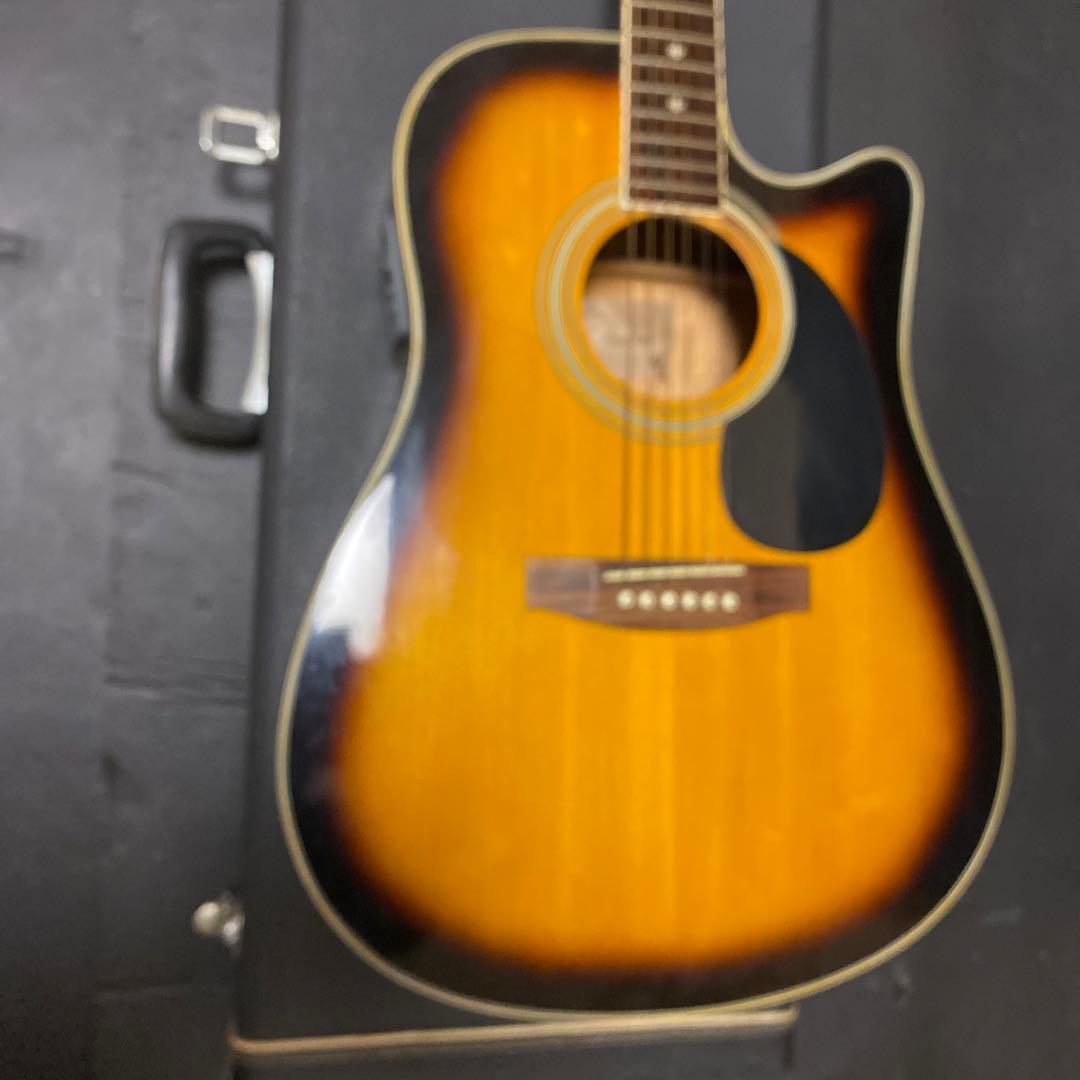 Saehan アコースティックギター サンバースト SDC-62 エレアコ