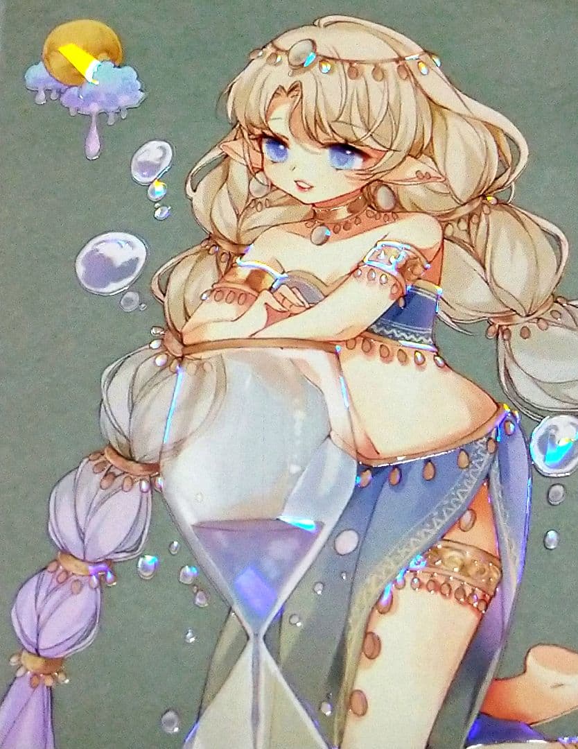 ☆再販☆J622＃水滨宁芙(贝壳光)Shine切り売り海外人物マステ女の子