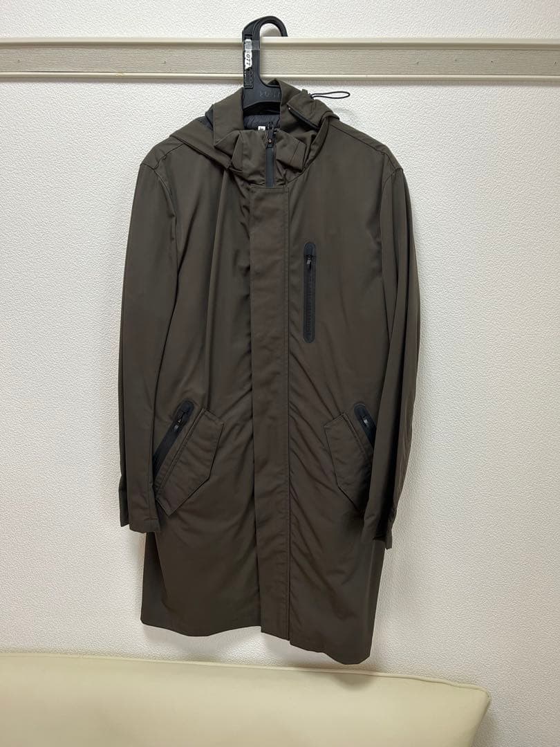 【定価10万円】BURBERRY BLACK LABEL フード付コート