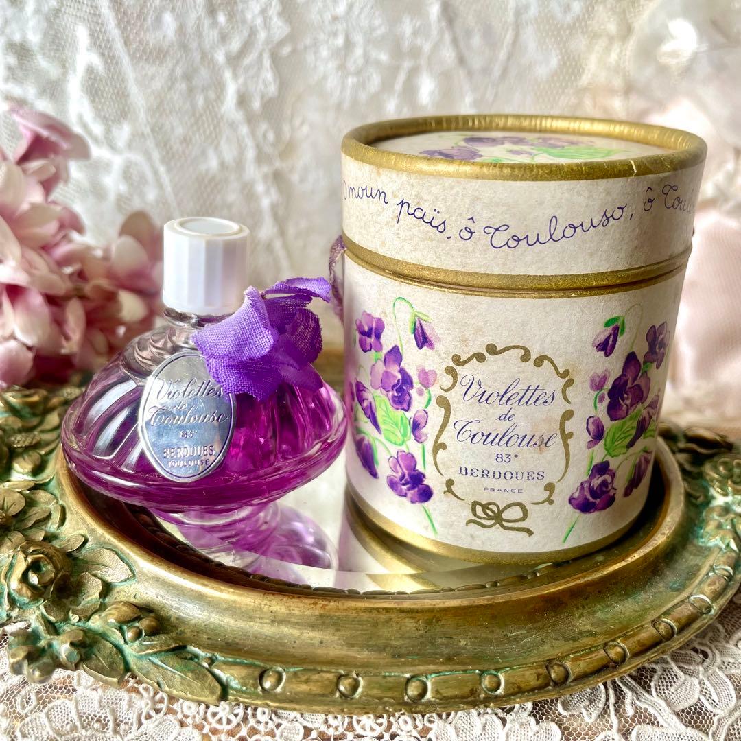 トゥルーズすみれのオードトワレ　ボックス&説明書付き　フランスアンティークスミレ
