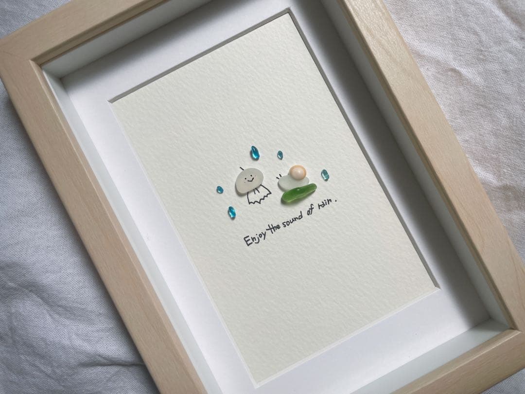 シーグラスアート　12か月カレンダー　　　　S-182