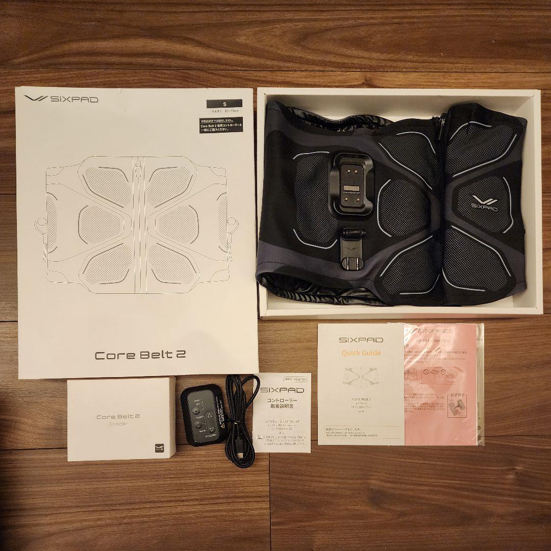 美品 SIXPAD シックスパッド Core Belt２ コアベルト2 Sサイズ