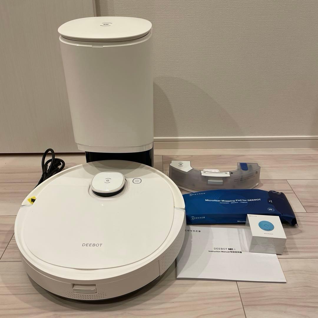 ecovacs DEEBOT T9+ パワフル水拭き 自動ゴミ回収 付属品付