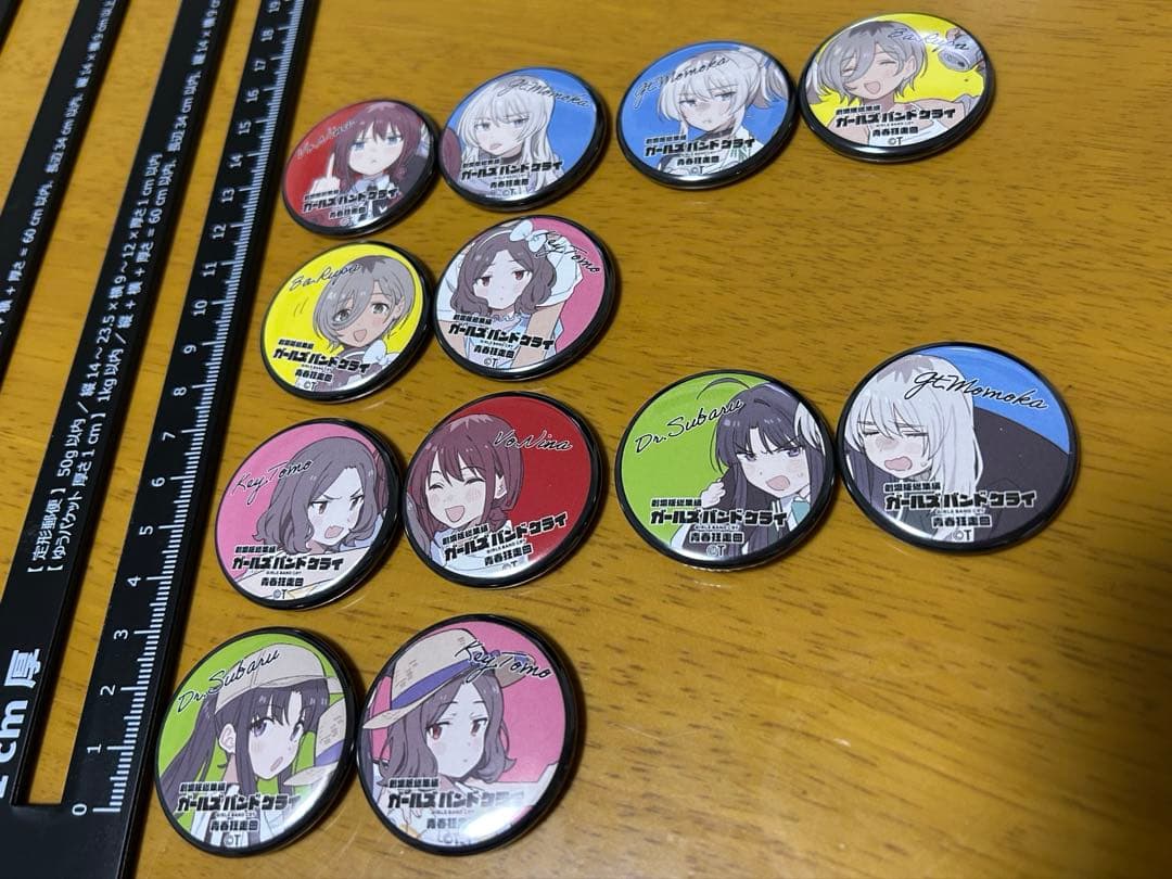 ミニ缶バッジ 「劇場版総集編 ガールズバンドクライ【前編】青春狂走曲」 特典